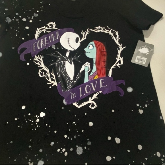 Disney jack and sally
NIGHTMARE BEFORE CHRISTMAS adult black cotton shirt size S - Picture 2 of 10